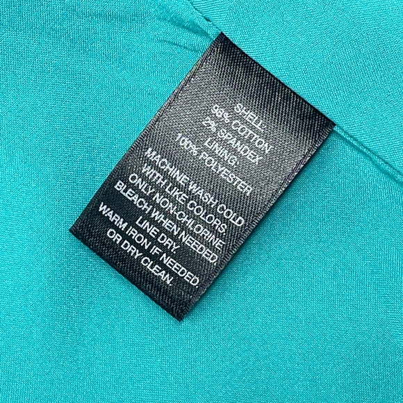 WHBM Teal 3/4 Sleeve Classic Lined Blazer Size 00 - Picture 12 of 12